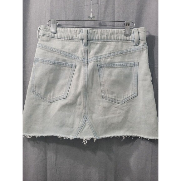 Free People  women’s Denim Mini Skirt Size 26 - Picture 9 of 9
